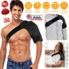 Shoulder Support Brace Rotator Cuff Support Wrap Strap Compression Therapy Sleeve w/ Adjustableôraps for Arthritis Bursitis Tendonitis Arm AC Joint