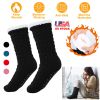 Winter Slipper Socks Winter Warm Fluffy Grip Floor Socks W/ Anti-Slip Grip Unisex Indoor House Home Use For Women US 5.5-8.5
