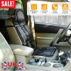 Back Massager Cushion Electric Massage Car Seat Cushion Chair Pad w/ Heating Function 8 Vibration Modes 3 Intensity Levels
