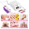 Professional Acrylic Nail Drill Machine 20000RPM Electric Handpiece w/6 Bits Cuticle Grinder Manicure Pedicure Polishing File Kit US UK Plug for Home