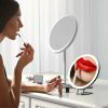 30X Magnifying Mirror With Light 3 Colors Dimmable Brightness Included Tweezer Scissor 
Travel Magnifying Makeup Mirror with Suction Cup 360djusta