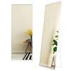 Full Length Mirror 63x18.9in Aluminum Alloy Wall Mirror Free Standing Floor Mirror Hanging Leaning Against Wall for Dressing Bedroom Living Room