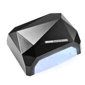 36W UV LED Lamp Nail Polish Dryer 15 LEDs Fingernail Toenail Gel Curing Machine Nail Art Painting Salon Tools Set US Plug (Option: 36WNailArtDryerBlack)