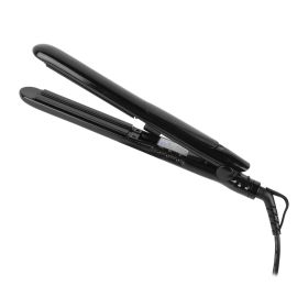 Professional Steam Flat Hair Straightener Ceramic Flat Iron Hair Styler w/ Adjustable Temp (Option: HairStraightenerBlack)