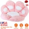 Cat Paw Cushion Seat Skin Friendly Comfortable Lazy Sofa Chair Floor Mat Office Chair Cushion Pad Relieve Back Coccyx Sciatica