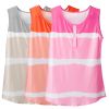 Women Tie-dye Sleeveless Tank Tops Summer Loose T Shirts Tops Button Down Shirts Vest Blouse Plus Size