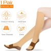 Unisex Copper Compression Socks Women Man Durable Hose Graduated Support Socks for Running Nursing Shin Splints Edema Swelling Recovery
