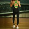 Women\'s Sports YOGA Workout Gym Fitness Jumpsuit