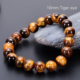 Natural Grade A Yellow Tiger's Eye Yoga Energy Bracelet (Color: 10m Yellow Tiger Eyes)