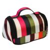 Travel Makeup Bag Portable Cosmetic Organizer with Cosmetic Mirror Waterproof Toiletry Wash Bag for Women
