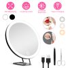 30X Magnifying Mirror With Light 3 Colors Dimmable Brightness Included Tweezer Scissor 
Travel Magnifying Makeup Mirror with Suction Cup 360djusta