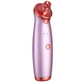 Electric Blackhead Remover Vacuum Suction Facial Pore Cleaner Acne Pimple Extractor Skin Care Cleaning Tool with 5 Suction Head (Option: BlackheadRemoverPPL)