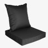 Outdoor Seat Cushion Set Waterproof Patio Furniture Cushion and Back Pillow Fade Resistant Deep Seatåt Chair Pad with Removable Cover for Chair Sofa