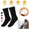 Winter Slipper Socks Winter Warm Fluffy Grip Floor Socks W/ Anti-Slip Grip Unisex Indoor House Home Use For Women US 5.5-8.5