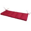 Bench Seat Cushion For Indoor Outdoor Furniture Non Slip Long Chair Cushion with Ties Strap Swing Cushion 51.18x19.68IN For Garden Patio Balcony Entry